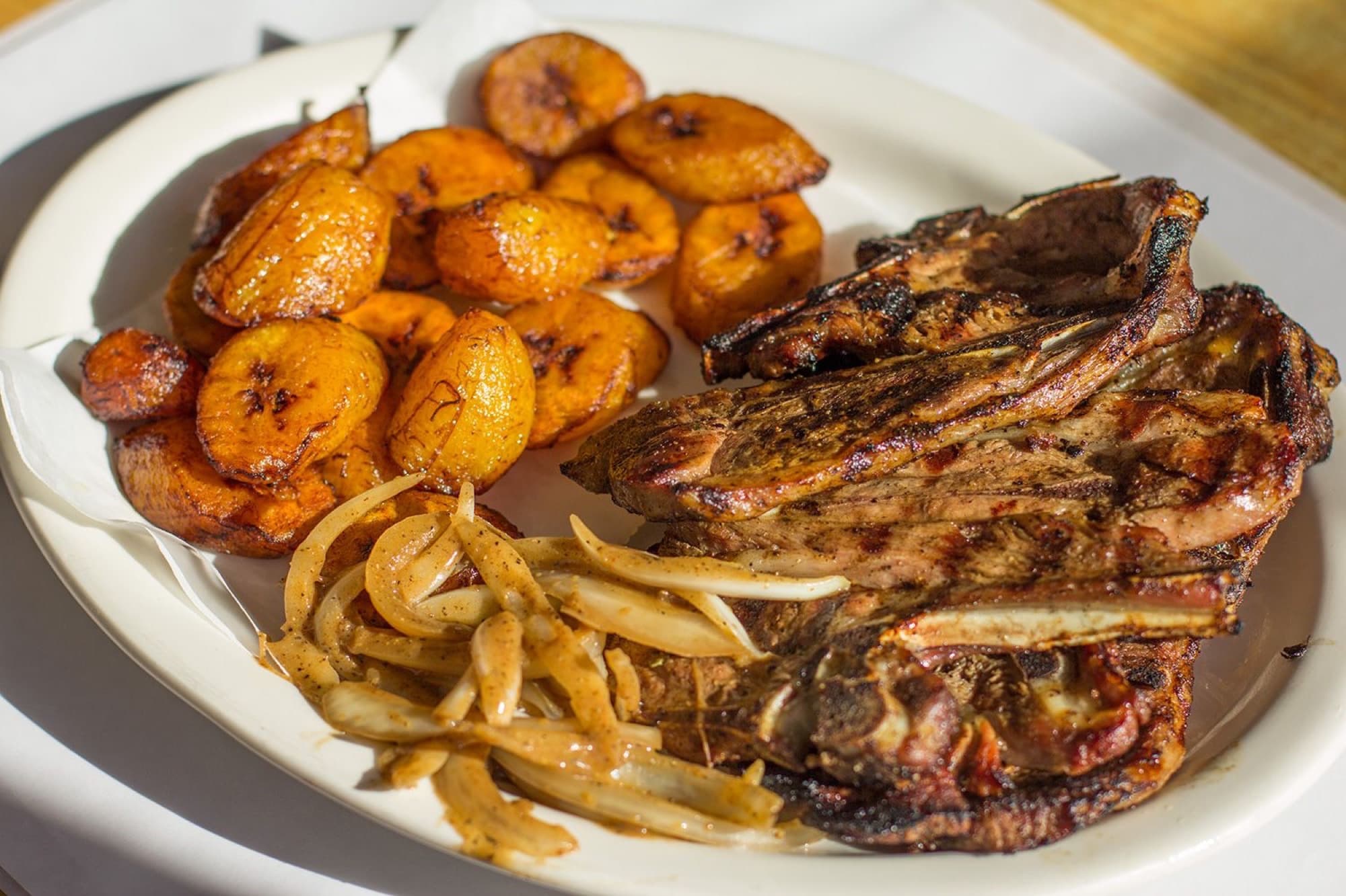 Flame-grilled dibi lamb, a signature Nailah's Kitchen dish